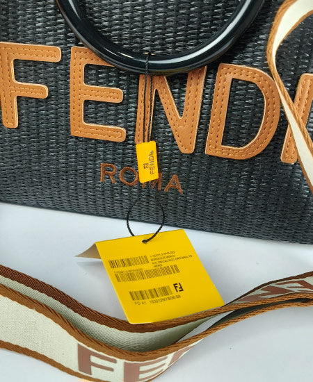 Fndi Black Tote Handbag