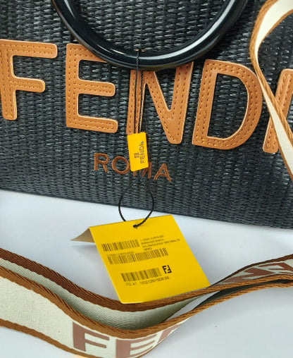 Fndi Black Tote Handbag