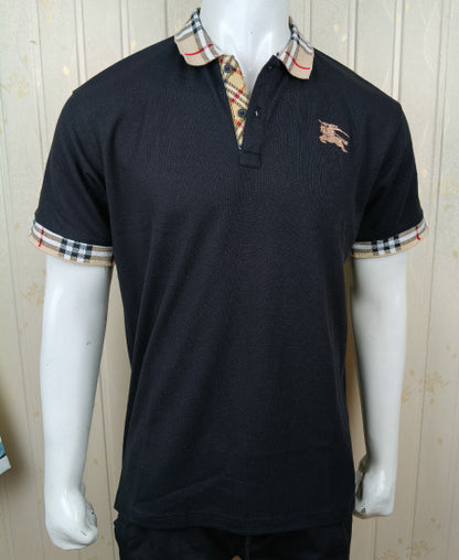 Burberry Black Polo Shirt