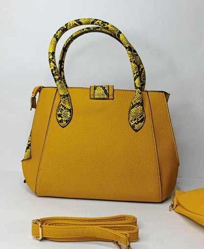 CD handbags 3Pc Mustard