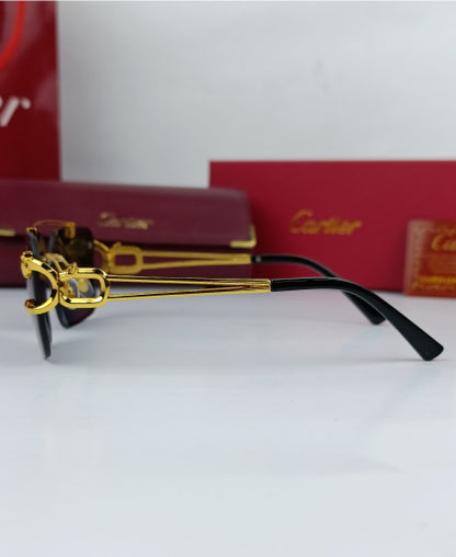 Cartr Sunglasses Golden Black CRT51