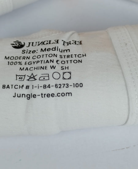 Jungle Tree 100% Organic Cotton Vest Pack of 3