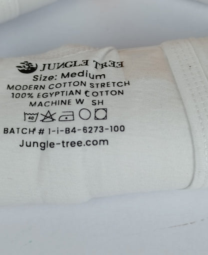 Jungle Tree 100% Organic Cotton Vest Pack of 3