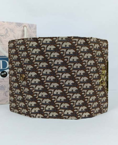 Dior Ladies Wallet Chocolate Brown