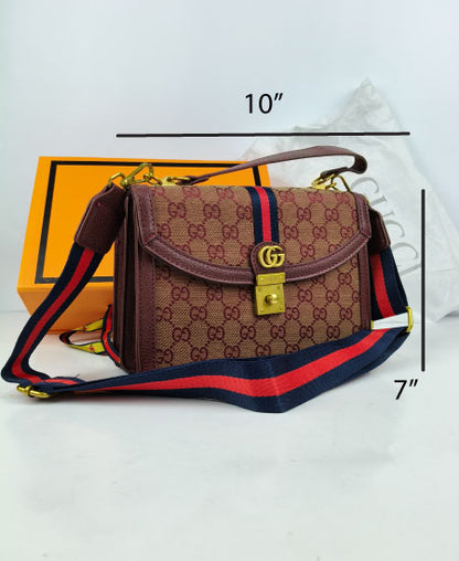 GUCCI Wine Red Handbag