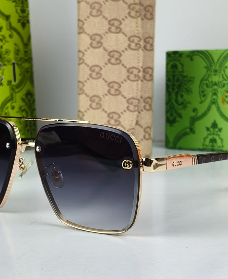 GG Sunglasses Golden Black