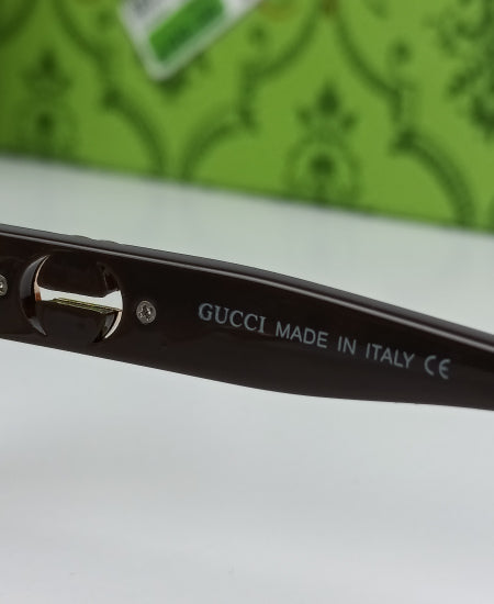 Gucci Women Coffee Sunglasses GG011