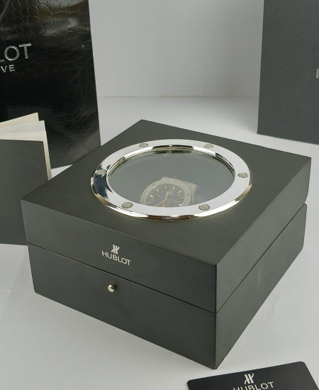 Hublot Watch Matte Fusion Skeleton Blue Strap