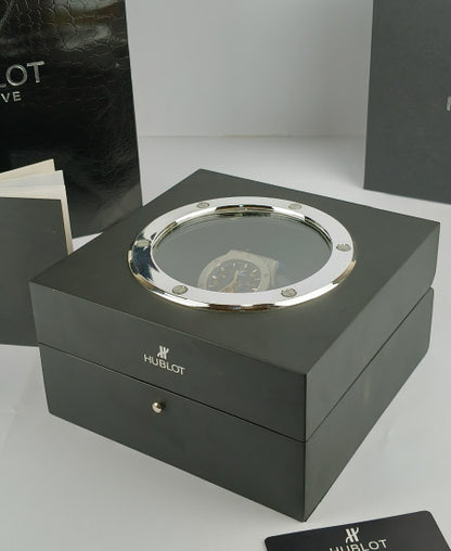 Hublot Watch Matte Fusion Skeleton Blue Strap