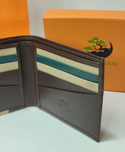 Jungle Tree Leather Wallet 002