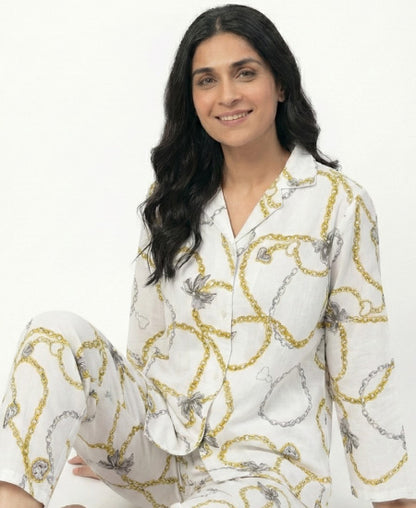 Jungle Tree Night Suit Dimond Chain