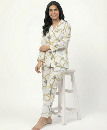 Jungle Tree Night Suit Dimond Chain
