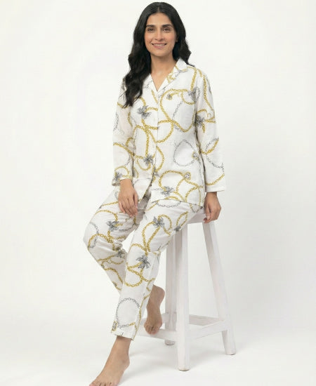 Jungle Tree Night Suit Dimond Chain