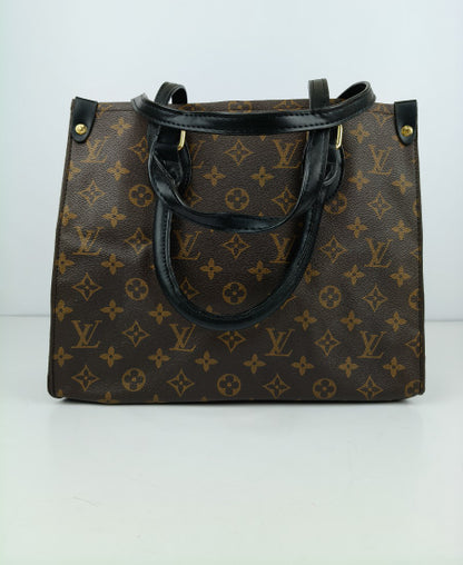 LV Tote Red Signature Tote Bag