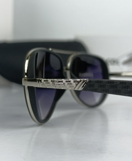 Lacoste Aviator Sunglasses Silver Lac024