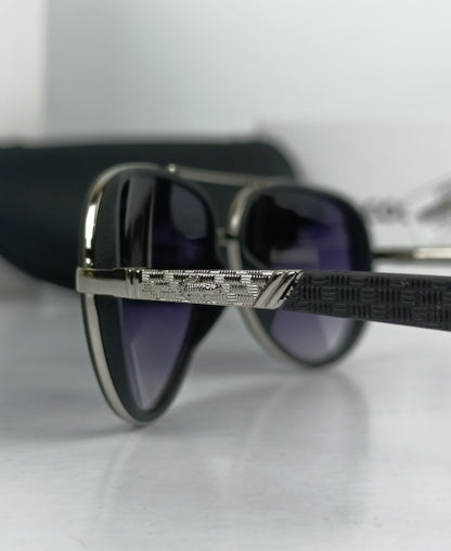 Lacoste Aviator Sunglasses Silver Lac024