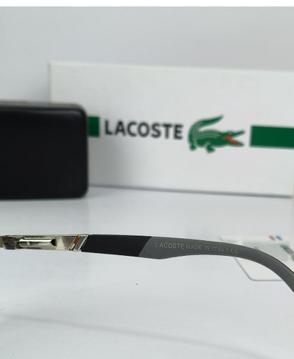 Lacoste Aviator Sunglasses Snow Black