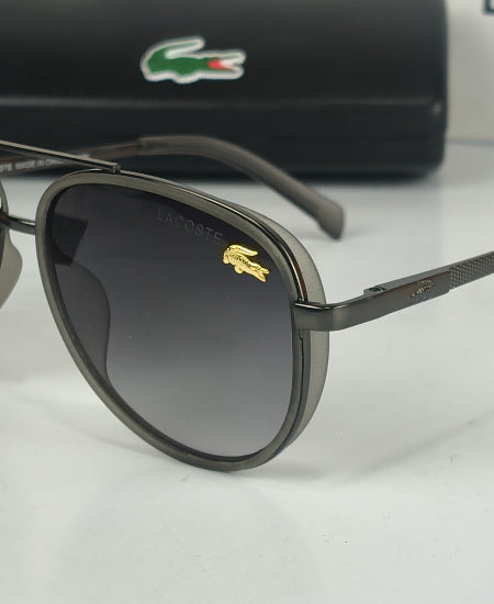 Lacoste Sunglasses Black Aviator Lac071