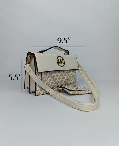 MK Handbags 2PC White