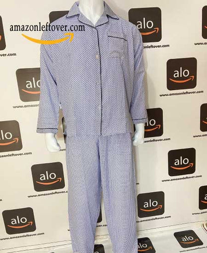 Men's Narrow Multi Dot Night Suit