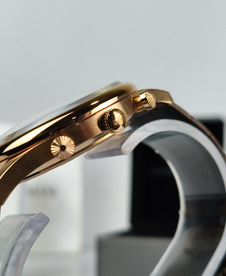 Emporio Armani Brown Leather Strap Watch For Men - AR1916