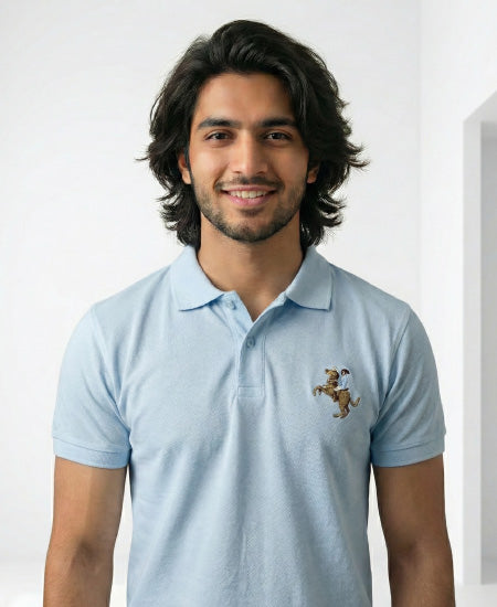 Napoleon Giordano Polo Shirt Ice Blue