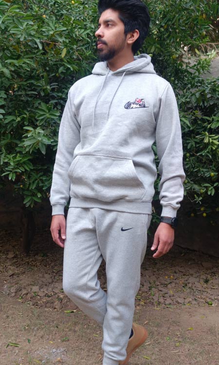 Nike Venom Tracksuit Charcoal Gray