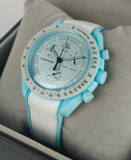 OMG Speed master Ultra Light MISSION TO URANUS Rubber Stap Watch