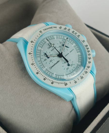 OMG Speed master Ultra Light MISSION TO URANUS Rubber Stap Watch