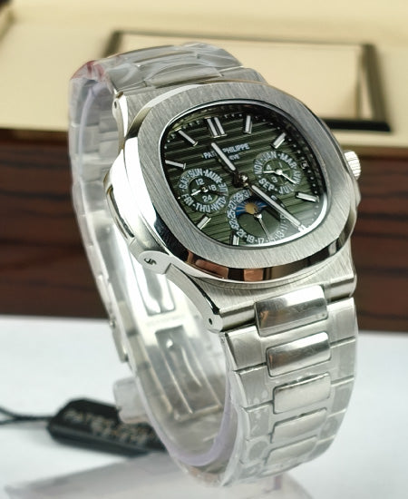 PP Watch 5740/1G Nautilus Olive Green Dial