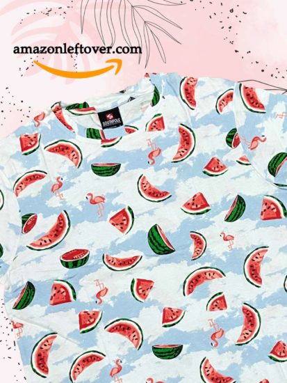 Women Watermelon Blue T-Shirt
