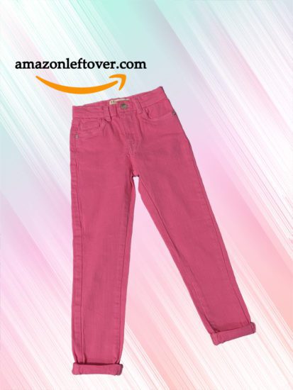Girls Denim Jeans Baby Pink