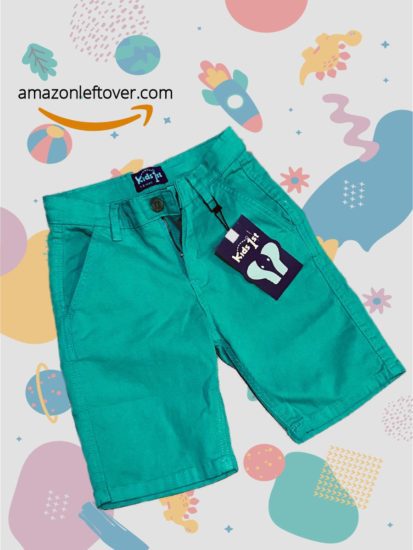 Ocean Green Boys Denim Shorts