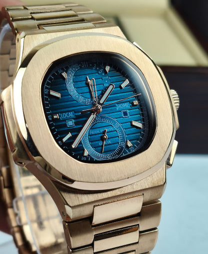 PP Nautilus 5990-R-001 Rose gold Blue Watch