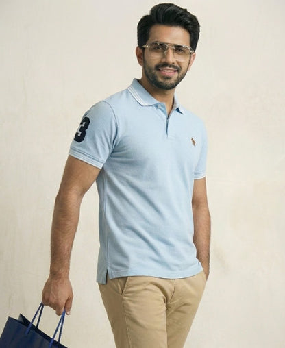 Polo Ralph Lauren Polo Shirts Ice Blue