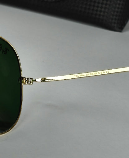 Ray Ban Golden Aviator Sunglasses USA