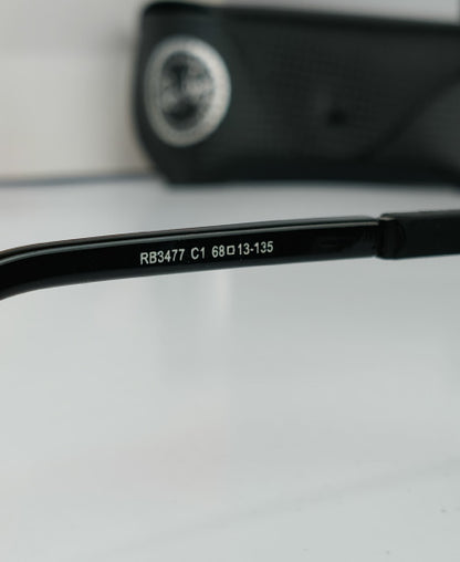 Ray Ban Sunglasses Black Modern Aviator
