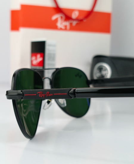 Ray Ban Sunglasses Black Modern Aviator