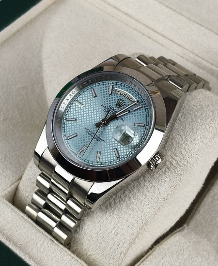 RLX 228206-0004 Day-Date Ice Blue