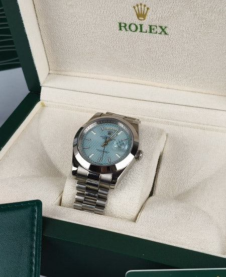 RLX 228206-0004 Day-Date Ice Blue