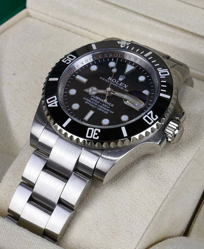 RLX Black Submariner Watch 126610LN