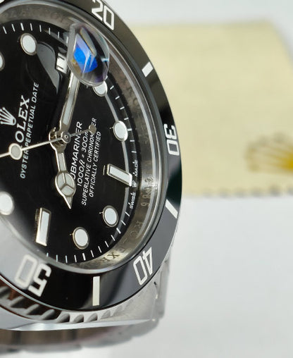 RLX Black Submariner Watch 126610LN