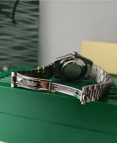 RLX Watch Day Date 128349RBR Blue Dail