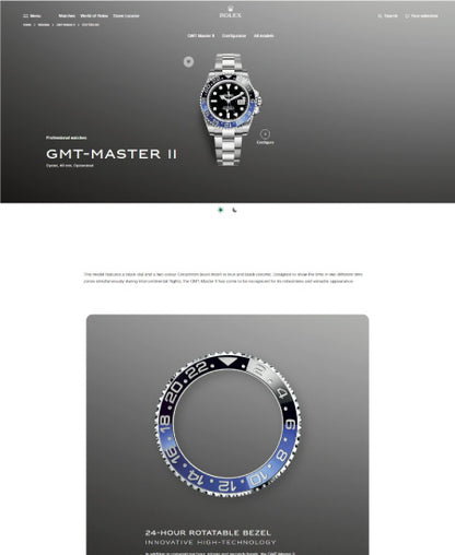 RLX watch GMT Master II M126710blnr Men's Watch