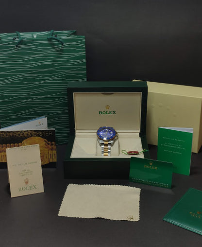 RLX watch Submariner Date Steel & Yellow Gold 126613LB Blue Dial Watch