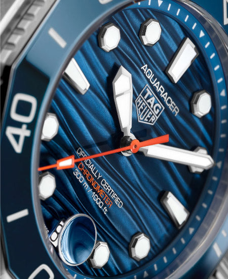 TG Huer Aquaracer Blue 3D PROFESSIONAL 300 WBP5111.BA0013 Watch