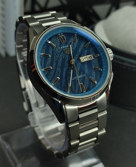 TG Huer Carera Calibre 5 Blue Wave