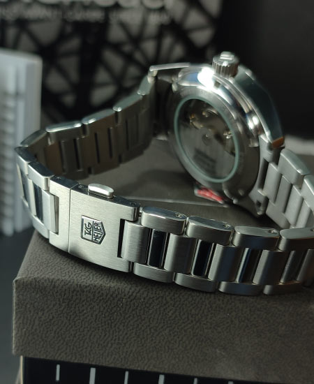 TG Huer Carera Calibre 5 Blue Wave