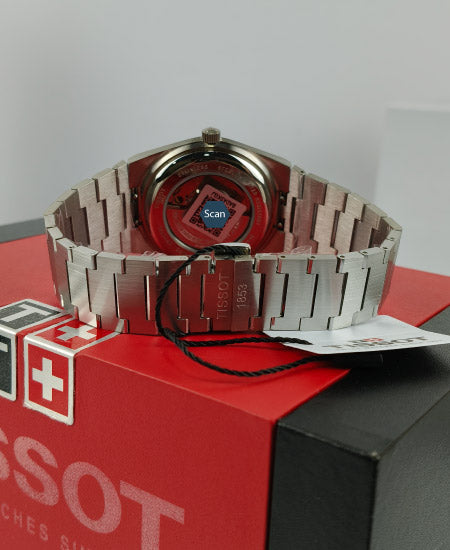 Tisot PRX Titanium Blue 38mm T137.807.44.041.00 Automatic Watch