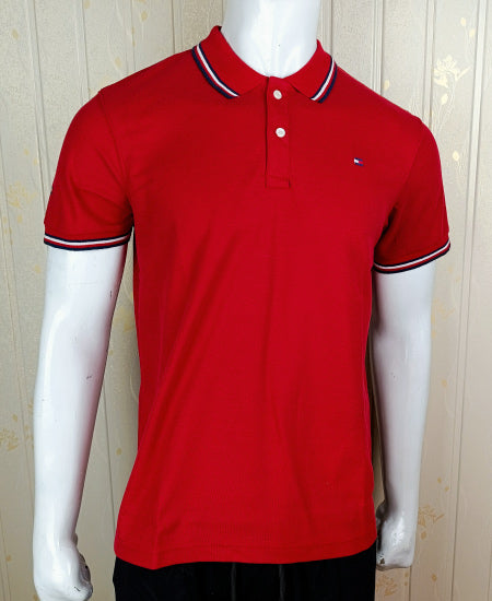 Tommy Hilfiger Red Polo Shirts